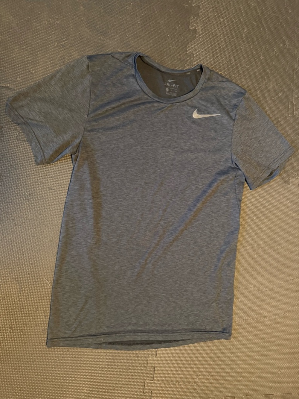 Nike Men’s Dri-FIT Short Sleeve Crew T-Shirt - Heather Gray